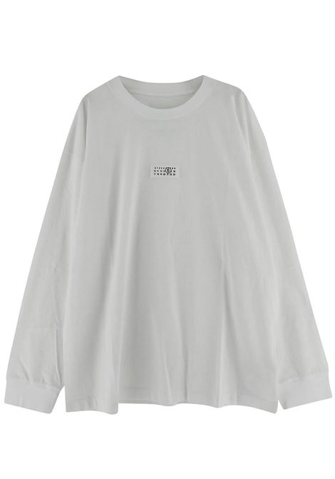 T-shirt donna bianca MM6 MAISON MARGIELA | SH0GC0034 S24312101